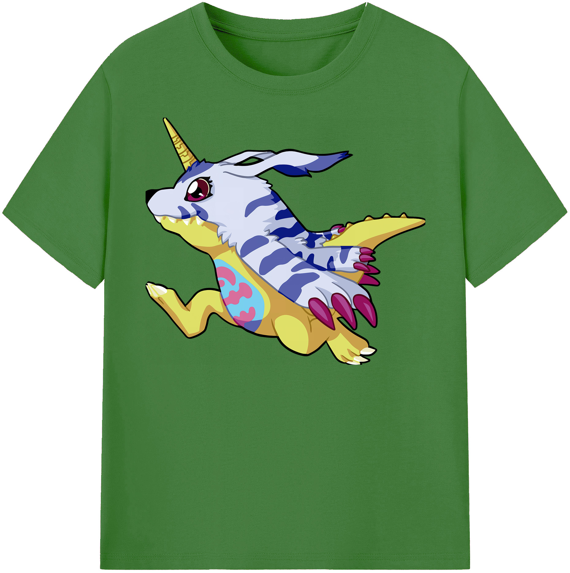 （画像用） Digimon デジタルモンスター/デジモン レディースカジュアルプリントTシャツ（綿100％）